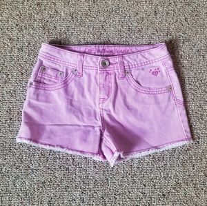 Justice Purple Jean Shorts
